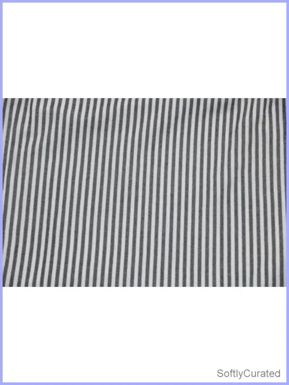 Women's Vertical Striped High Waist Maxi Skirt 100% Cotton A-Line with Pockets